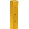 imageMytee Products 4 x 15quot BoltOn Steel 3Rib Guard Rails for Warehouse Aisle Corners and Equipment Protection 12000 lbs  Yellow1  Pack