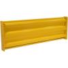 imageMytee Products 4 x 15quot BoltOn Steel 3Rib Guard Rails for Warehouse Aisle Corners and Equipment Protection 12000 lbs  Yellow1  Pack
