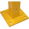 imageMytee Products 4quotx 4quotx42quot BoltOn Steel Rigid Post for 3Ribbed Guard Rails  Yellow4 L x 4 W x 18 H
