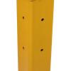 imageMytee Products 4quotx 4quotx42quot BoltOn Steel Rigid Post for 3Ribbed Guard Rails  Yellow4 L x 4 W x 18 H