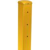 imageMytee Products 4quotx 4quotx42quot BoltOn Steel Rigid Post for 3Ribbed Guard Rails  Yellow4 L x 4 W x 42 H