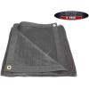 imageMytee Products 8 Pack 8x10 Black 70 Shade Mesh Tarp for Outdoor wGrommets  6 Oz Extra Durable Heavy Duty Mesh Tarps for Dump Truck Rolloff Trucks  Mesh Shade Net Cloth for Sun Plant Patio8 x 10