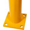 imageMytee Products HighProfile Steel Machine Guard Rail Safety Barrier  36quotx48quot Yellow Powder Coated wBlack Visibility Stripes Floor Mounted Bolton Safety Barrier for Warehouses Parking Area4  Pack