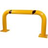 imageMytee Products HighProfile Steel Machine Guard Rail Safety Barrier  36quotx48quot Yellow Powder Coated wBlack Visibility Stripes Floor Mounted Bolton Safety Barrier for Warehouses Parking Area2  Pack