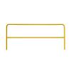 image6 Portable Steel Pipe Safety Railing for Pedestrian ampamp Fencing  158quot Tube Diameter Yellow Powder Coated Industrial Safety Railings for Construction Sites Buildings Public Spaces8 feet
