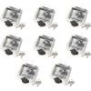 imageMytee Products 4 Pack Stainless Steel Tool Box Lock with Two Keys Each  Truck Trailer RV Door Latch with Gasket THandle  Highly Polished Stainless Steel8  Pack