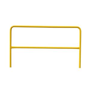 image6 Portable Steel Pipe Safety Railing for Pedestrian ampamp Fencing  158quot Tube Diameter Yellow Powder Coated Industrial Safety Railings for Construction Sites Buildings Public Spaces6 feet