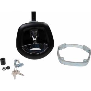 imageMytee Products Underbody Truck Tool Box Latch Replacement Lock wKeys  Black Powder Coated Latch wChrome Paddle  Tool Box Lock Replacement for Trucks RV Trailer UTV ATV1  Pack