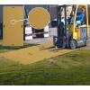 imageMytee Products 4 Pcs Ground Protection Mats 4 x 8  Tan 4ft W x 8ft L Heavy Equipment Mats w 6 Pcs Single Connectors4 FT x 8 FT