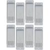 imageMytee Products 8 Pack Shipping Container Air Vent Cross Flow Ventilation  Light GreyGrey