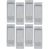 imageMytee Products 8 Pack Shipping Container Air Vent Cross Flow Ventilation  Light GreyGrey