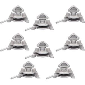 imageMytee Products 2 Pack Sea Rail Shipping Container Manual Twist Lock  Dovetail Style  Used to Secure Shipping Containers to Flat SurfacesGround8  Pack