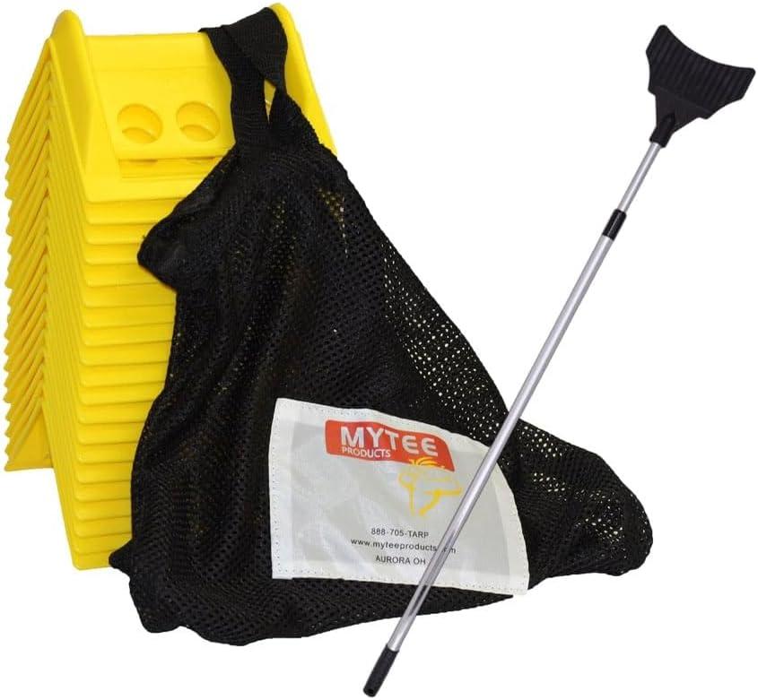 imageMytee Products 4 Corner Protector with 8ft V Shaped Extension HandleExtention Handle w 4x4 Corner Protector