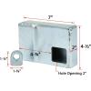 imageMytee Products 1 Bolton Shipping Cargo Container High Security Lock Box 1 Container Padlock for Shipping Containers  Stainless Steel 304 Storage Gate Fence Shed Warehouse Heavy DutyWeld on Container Lock Combo