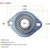 imageMytee Products 34 Shaft Axle Bearing with Flanges for Dump Truck Tarp Systems 2 Pack  Aluminum Pillow Block Bearing for Tarp Roller Kit Roller Rite Tarping System Replacement Parts  Rust Proof4  Pack