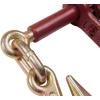imageMytee Products 38 Grade 70 Chain and Binder Kit  Includes 4 38  12 Ratchet Load Binder Extreme amp 4 38 x 12 G70 Transport Chain wGrab Hooks  6600 lbs WLL for Truck Trailer Tie Down2  Pack