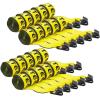 imageMytee Products 4 x 40 Truck Straps for Flatbed Trailer with Flat Hook  16200 LBS Breaking Strength 5400 LBS WLL 4Pack  4 inch Flatbed Winch Straps Heavy Duty  Load Straps for Semi TrailerYellow