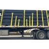 imageMytee Products 4 x 40 Truck Straps for Flatbed Trailer with Flat Hook  16200 LBS Breaking Strength 5400 LBS WLL 4Pack  4 inch Flatbed Winch Straps Heavy Duty  Load Straps for Semi TrailerYellow