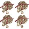 imageMytee Products 516 Grade 70 Chain and Binder Kit  Includes 8 51638 G70 Lever Style Snap Binder amp 8 516 x 20 G70 Chain wGrab Hooks  5400 lbs Safe Load Limit for Truck amp Flatbed Trailer4  Pack