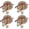 imageMytee Products 516 Grade 70 Chain and Binder Kit  Includes 8 51638 G70 Lever Style Snap Binder amp 8 516 x 20 G70 Chain wGrab Hooks  5400 lbs Safe Load Limit for Truck amp Flatbed Trailer4  Pack