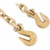 imageMytee Products 516 Grade 70 Chain and Binder Kit  Includes 8 51638 G70 Lever Style Snap Binder amp 8 516 x 20 G70 Chain wGrab Hooks  5400 lbs Safe Load Limit for Truck amp Flatbed Trailer8  Pack