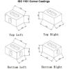imageMytee Products Steel Container Corner Castings ISO 1161 1 Set 8 pcs4  Pack
