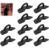 imageMytee Products 10 Pack 12 BoltOn DRing Lashing Points for Shipping Containers  Black Powder Coated Steel  Container DRings for Mounting Container Shelves amp Accessories10  Pack