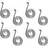 imageMytee Products 4 Pack Spiral Torsion Spring for Dump Truck Tarp Systems  Universal Design Black Acrylic Electrophoretic Coating8  Pack