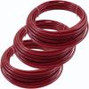 imageMytee Products Air Brake Tubing Kit  14 x 100 38 x 100 Black SAE J844 Nylon DOT Approved  Pneumatic Nylon Air Line Hose for Air Brake SystemRed