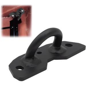 imageMytee Products 10 Pack 12 BoltOn DRing Lashing Points for Shipping Containers  Black Powder Coated Steel  Container DRings for Mounting Container Shelves amp Accessories1  Pack