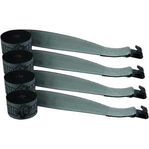 imageMytee Products 10 Pack Kinedyne Winch Strap 4 x30 wFlat Hook Rhino Max Abrasion Resistant Webbing4  Pack