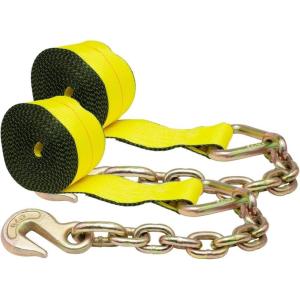 imageMytee Products 2 Pack 4 x 40 Heavy Duty Winch Straps with Chain Anchor WLL 5400 LBS  Flatbed Tie Down Truck Straps  4 Inch Cargo Control for Flatbed Truck Utility Trailer2  Pack