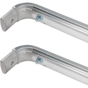 imageMytee Products 2 Pack 98 Aluminum Upper Arm w 90 Degree Corner for Dump Truck Tarp System  Telescopic Upper Arm with PreDrilled Holes  Rust Proof2  Pack