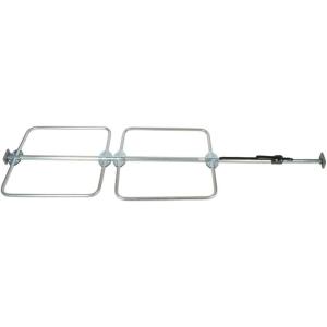 imageMytee Products 4 Pack Cargo Load Lock Bar Kit  Steel Ratcheting 89105 wBoltOn Hoop Set 1 Round1  Pack