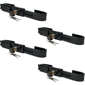 imageMytee Products 4 Pack Steel Cargo Door LockShipping Container Lock with 3 Keys per Bar Range 1114  1734 for Trailers semiTrailers containers