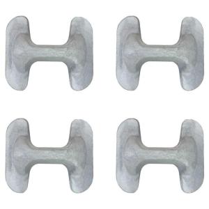 imageMytee Products 8 Pack Sea Rail Shipping Container Stacking Cone  Forged Steel  Used Between Containers to Securely Stack Them Vertically4  Pack