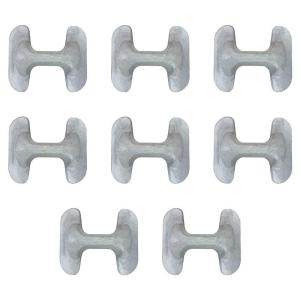 imageMytee Products 8 Pack Sea Rail Shipping Container Stacking Cone  Forged Steel  Used Between Containers to Securely Stack Them Vertically8  Pack