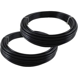 imageMytee Products Air Brake Tubing Kit  14 x 100 38 x 100 Black SAE J844 Nylon DOT Approved  Pneumatic Nylon Air Line Hose for Air Brake SystemBlack 2PC