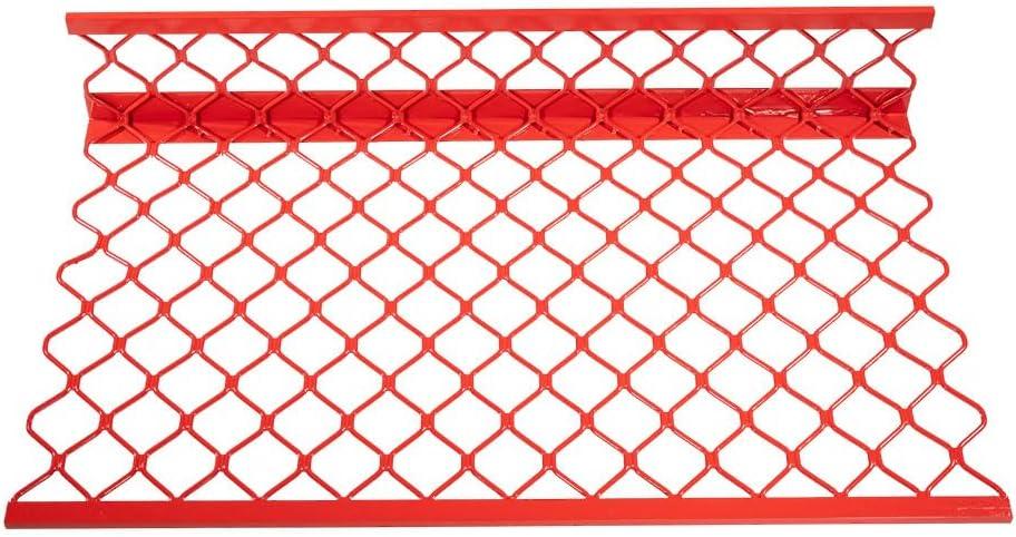 imageMytee Products 10 Pack 48x30 Drop Aluminum Mesh Brick Guard Corner Protector  L Shape Mesh Edge Guard Corrosion ResistantRed