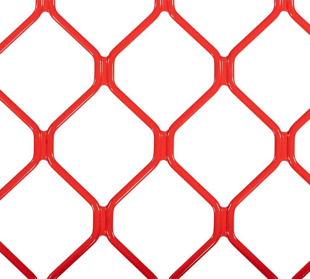 imageMytee Products 10 Pack 48x30 Drop Aluminum Mesh Brick Guard Corner Protector  L Shape Mesh Edge Guard Corrosion ResistantRed