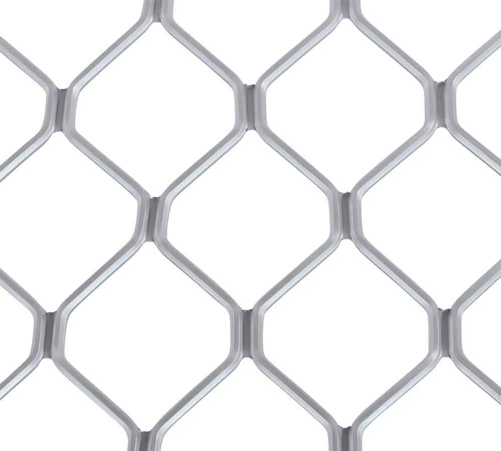 imageMytee Products 10 Pack 48x30 Drop Aluminum Mesh Brick Guard Corner Protector  L Shape Mesh Edge Guard Corrosion ResistantSilver