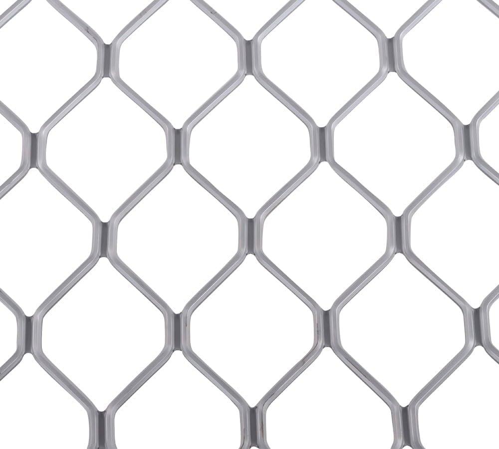 imageMytee Products 10 Pack 48x30 Drop Aluminum Mesh Brick Guard Corner Protector  L Shape Mesh Edge Guard Corrosion ResistantSilver