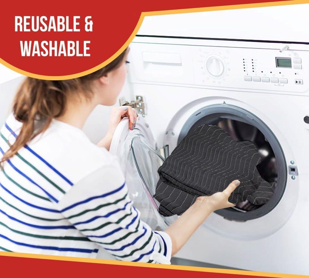 imageMytee Products Black Quilted and Padded Door Moving Cover  39x79 Polyester Washable and Reusable Furniture Door Blanket for Interior Exterior Use1 Pack