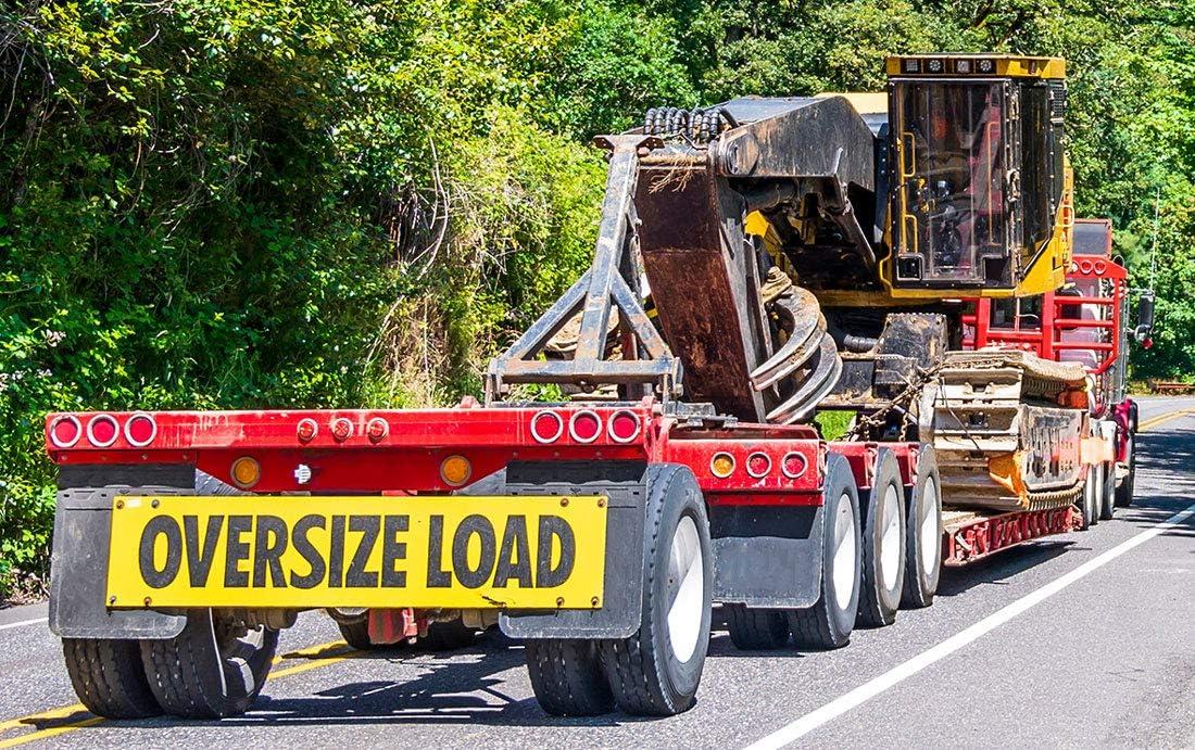 imageMytee Products MultiColor Safety Kit  Includes 2 Oversize Load Banner 4 Magnetic Flag Holders 4 Red amp Orange Flags