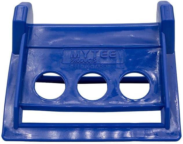 imageMytee Products V Shaped Board 4 Blue Plastic Corner Edge Protectors for Cargo Loads  Tie Down Strap Guard for Winch Ratchet Straps on Flatbed Trailers  VStyle Tie Downs Edge Protectors