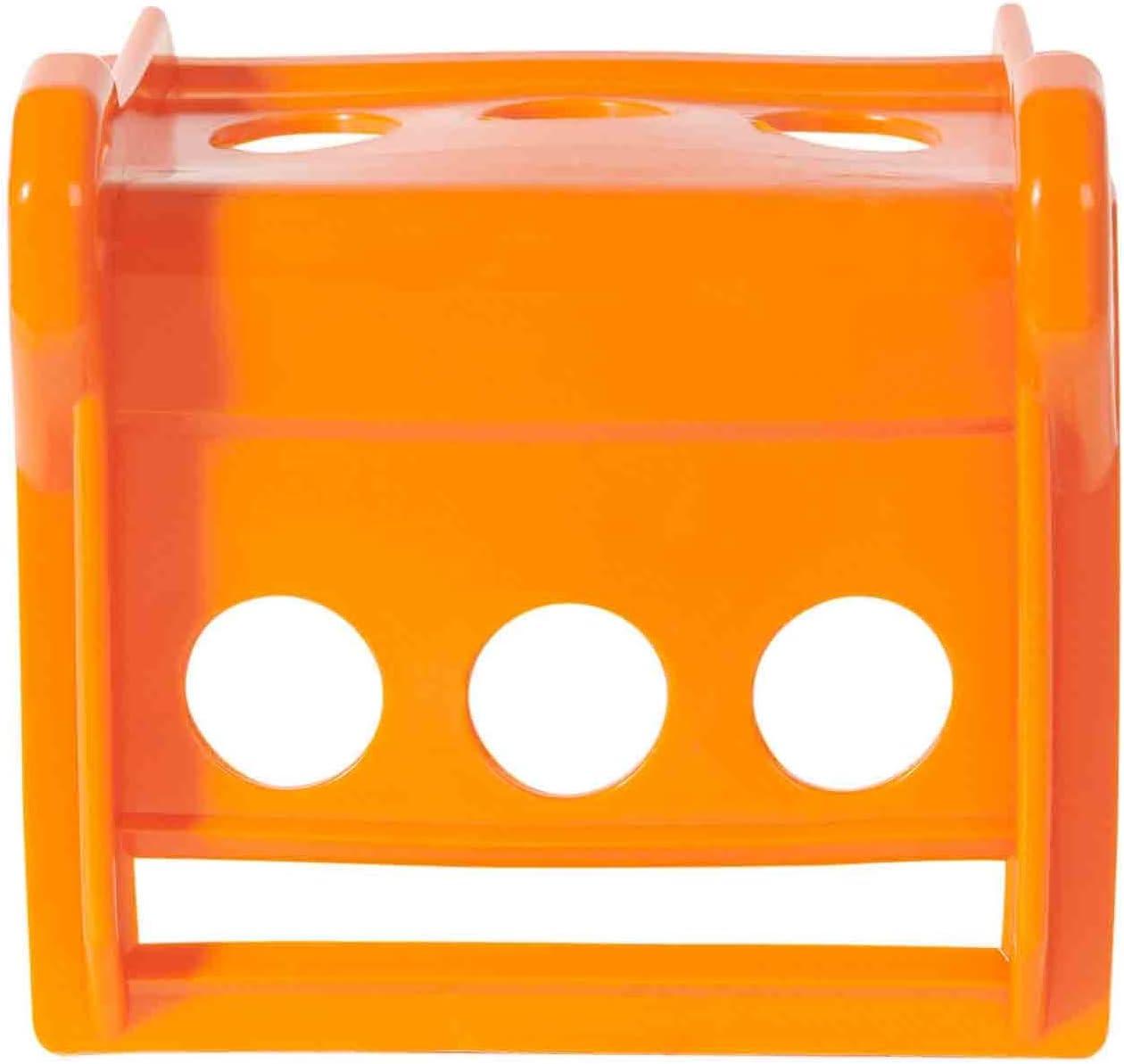 imageMytee Products V Shaped Board 4 Orange Plastic Corner Edge Protectors for Cargo Loads  Tie Down Strap Guard for Winch Ratchet Straps on Flatbed Trailers  VStyle Tie Downs Edge Protectors