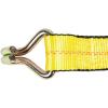 imageMytee Products 10 Pack 2 inch x30 ft Heavy Duty Ratchet Straps with Double J Hooks  10000 Lbs Breaking Strength Blue Tie Down Straps wWire Hooks for Industrial Use Trailers Truck CargoYellow