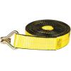 imageMytee Products 10 Pack 2 inch x30 ft Heavy Duty Ratchet Straps with Double J Hooks  10000 Lbs Breaking Strength Blue Tie Down Straps wWire Hooks for Industrial Use Trailers Truck CargoYellow