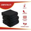 imageMytee Products 10x13 Black Pre Tarp Blanket with Grommets for Tarp amp Cargo Load amp Protection  Heavy Duty Textile Moving Blankets for Packing amp Shipping Furniture  NonAbrasive Surface1  Pack