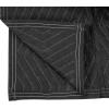 imageMytee Products 12 Pack 80 x 72 Black Moving Blankets 40 lbdz Weight  NonWoven Polyester Furniture Moving Pads for Protection in Moving or StorageBlack